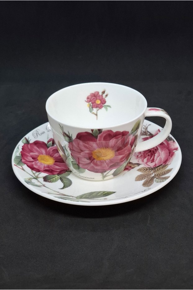 Blenheim Fine Bone China Vintage Wide Porcelain Cup 240 ml