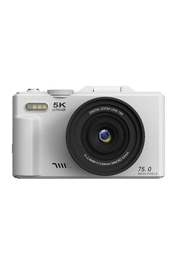 Flip Digital Kompakt Kamera (Beyaz)