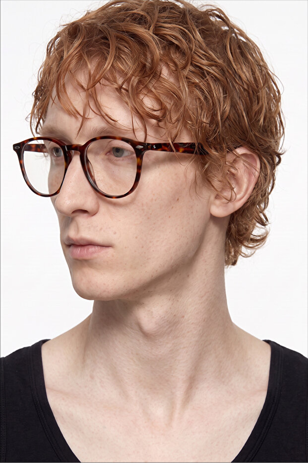 Cory Leopard Men's Blue Light Protective Glasses