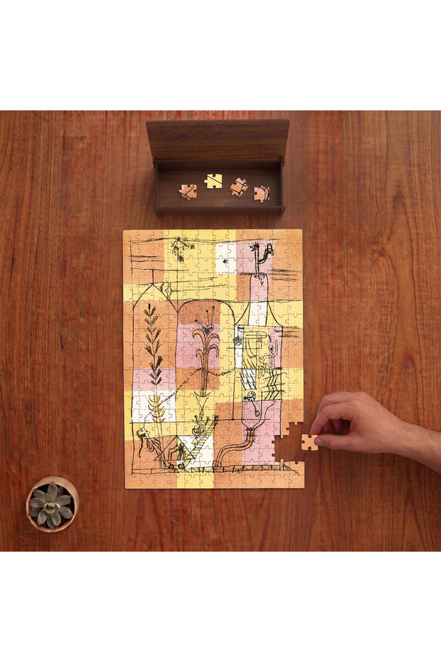 Paul Klee - in the Spirit of Hoffmann Design 240 Piece Wooden Puzzle in a Wooden Box Pd01097