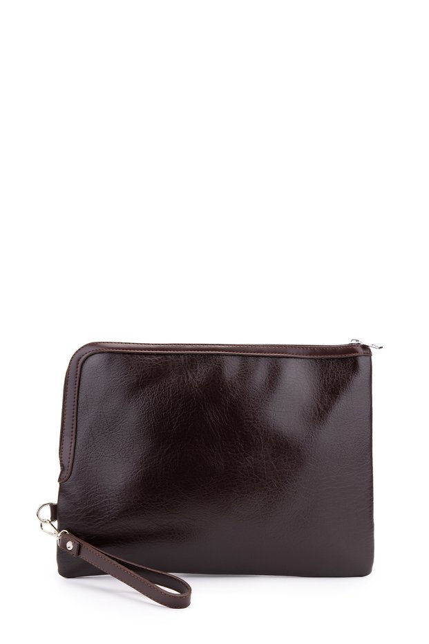 Megan Women's Portfolio Handbag with Clutch and Removable Strap