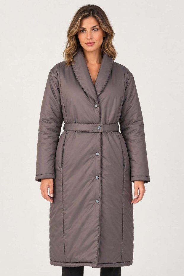 Women's Coat Dark Anthracite Z9688