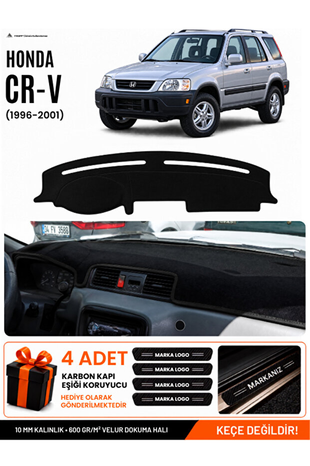 Honda Cr-V (1996-2001) Compatible Glove Box Protection, Glove Box Cover, Glove Box Case - Black - Ho013