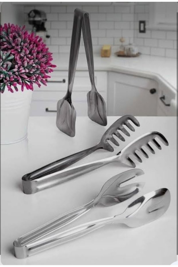 3-Piece Tongs Presentation Set [Cake, Pasta, Salad]