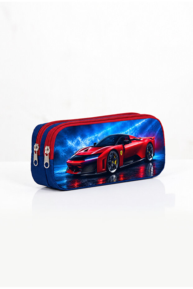 Sports Car Fr. Model Double Compartment Pen Holder