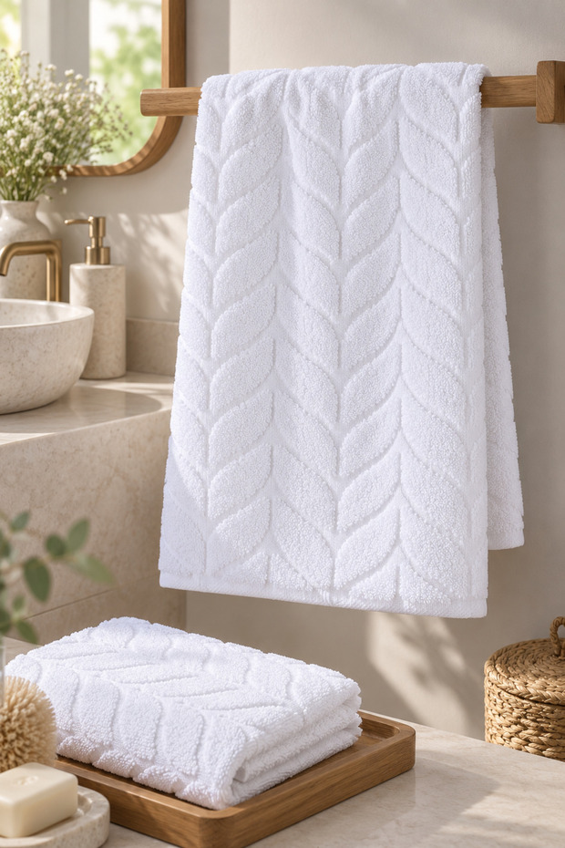 Cotton Love Hand Towel White