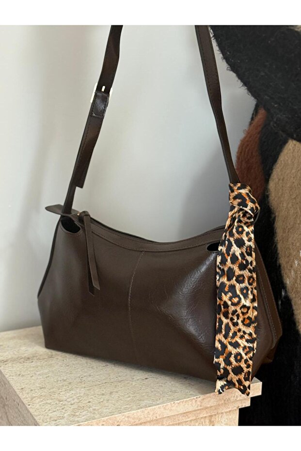 Women's Delfin Model Scarf Shoulder & Crossbody Bag