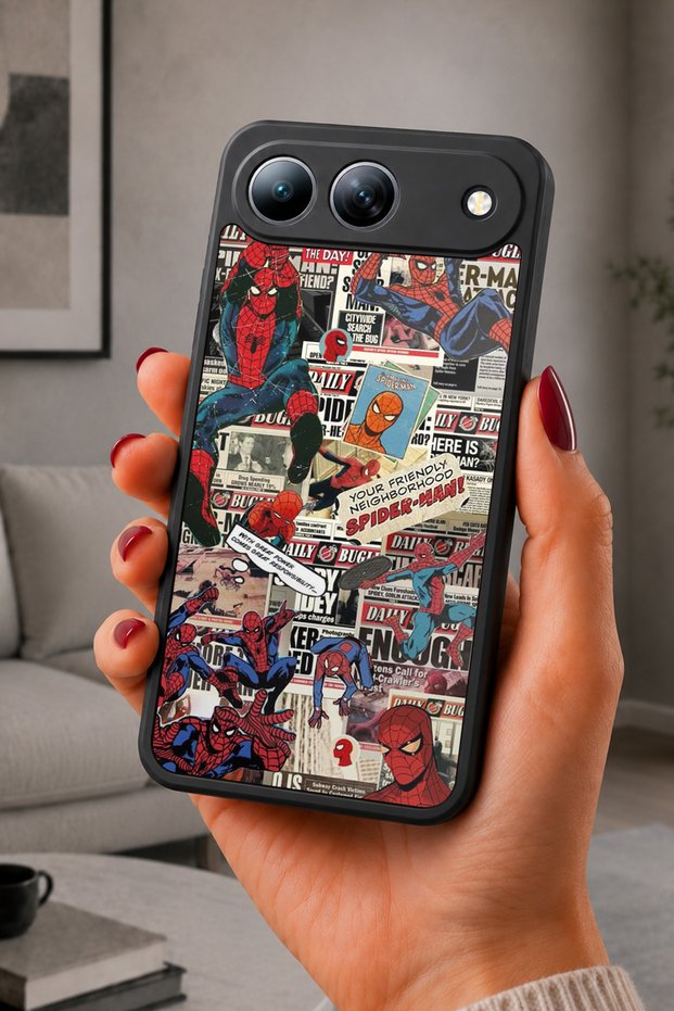 Spark 40 5g Compatible Printed, Matte Black, Soft Silicone, Protective, Shock Absorbing Cover, Case
