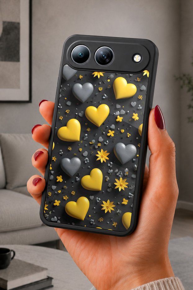 Spark 40 5g Compatible Printed, Matte Black, Soft Silicone, Protective, Shock Absorbing Cover, Case