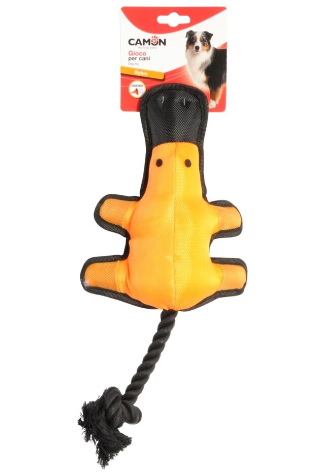 Nylon Sound Stringed Duck Dog Toy 38 cm