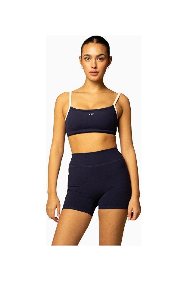 437 the Micro Bra Teddy Cream Micro Sports Bra