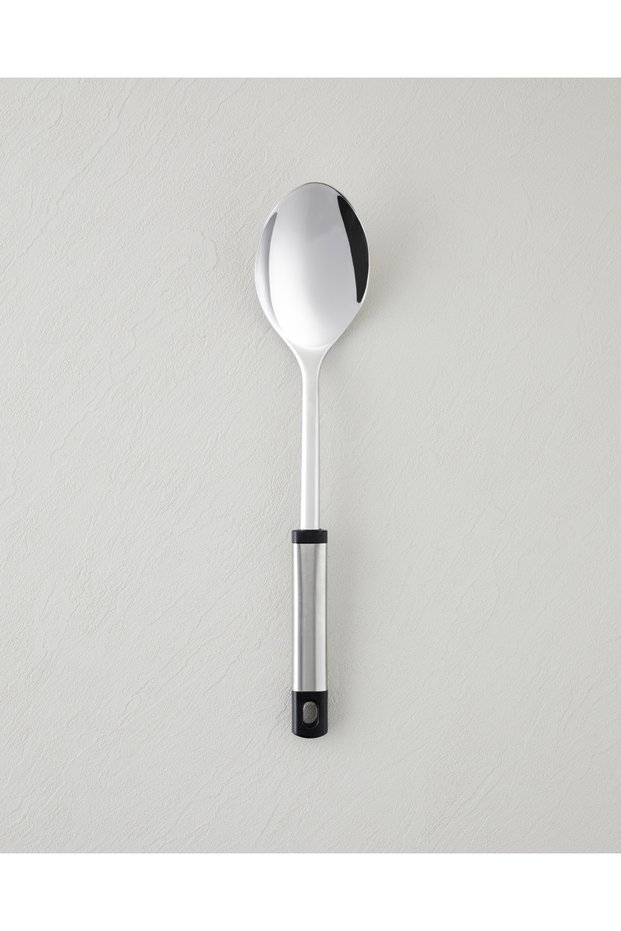 Steel Force Stainless Steel Serving Spoon 34X7.2 cm Black - Gray