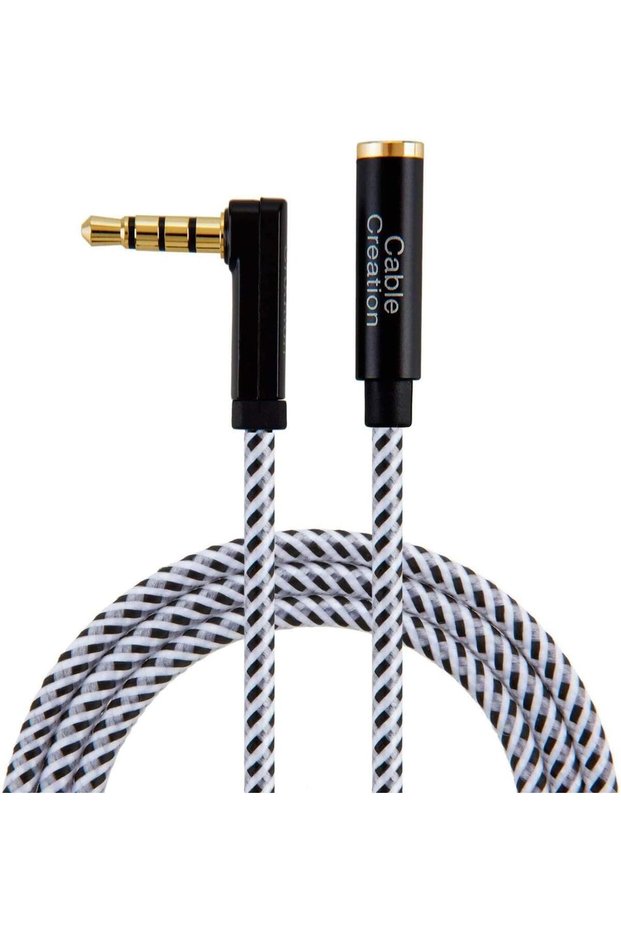 CableCreation Headphone Extension Cable(10FT/3M), TRRS 3.5mm Audio Cable