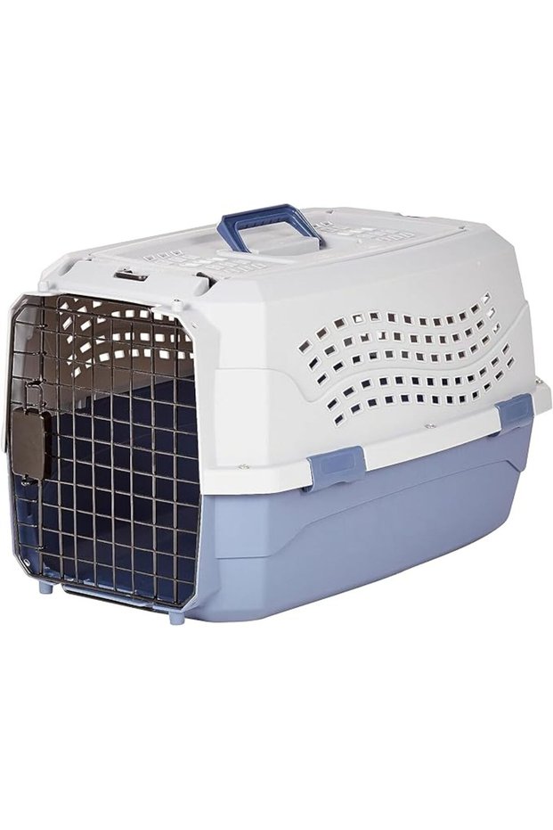AmazonBasics 23-Inch Two Door Top Load Pet Kennel