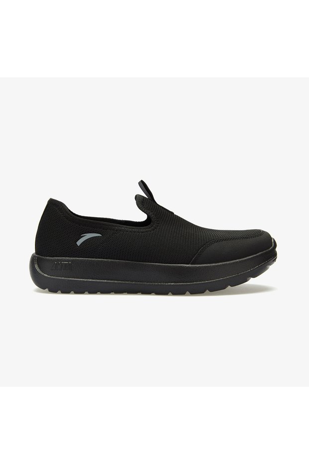 Slip-On Men's Black Sports Shoes