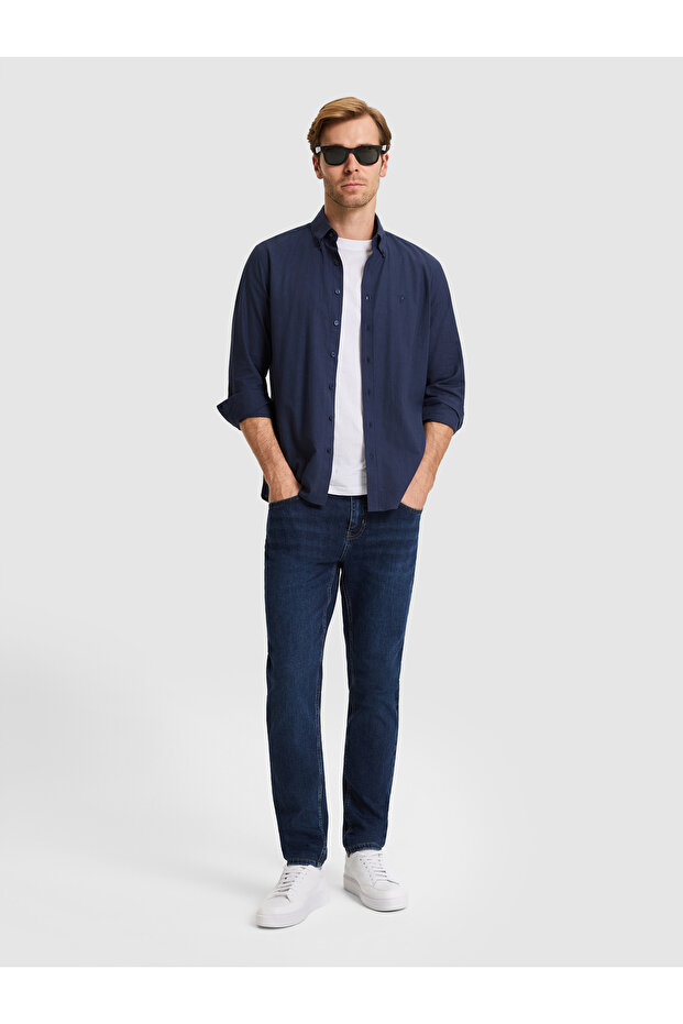 Saks Slim Fit Jean Trousers 50324259-Vr032