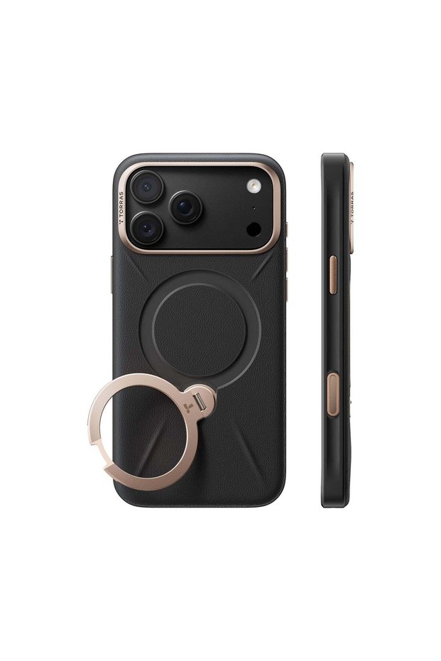 Ostand Q3 VegSkin Case for iPhone 18 Pro Max Black