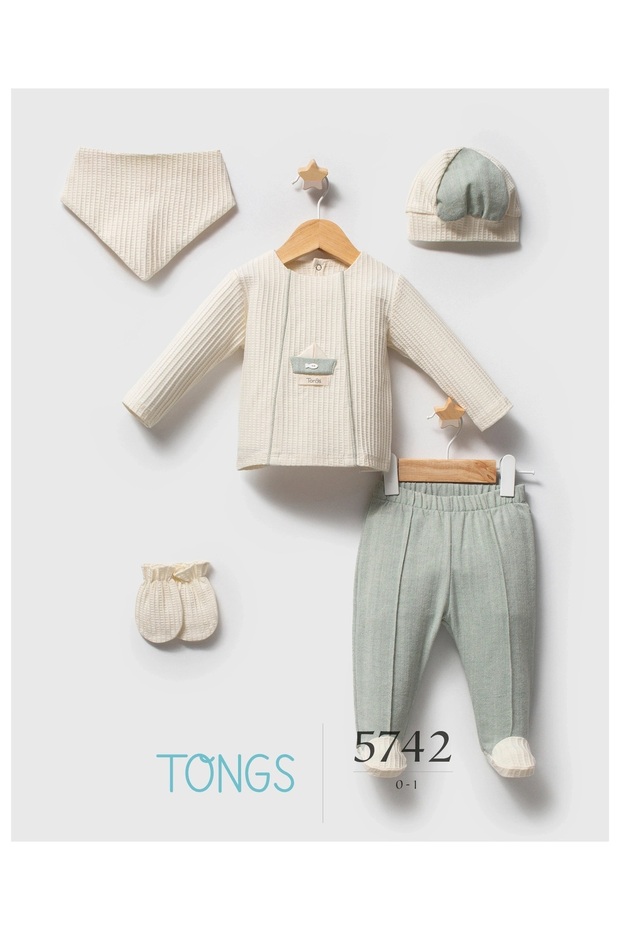 Baby Boy Newborn Sailing Soul 5-Piece Hospital Discharge Set