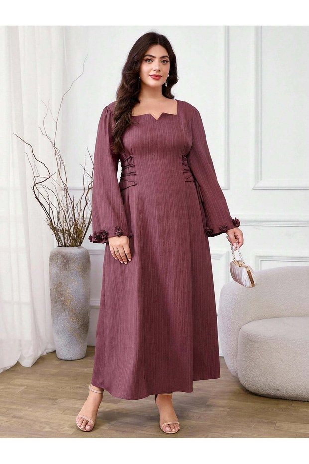 Rochie maxi, roz