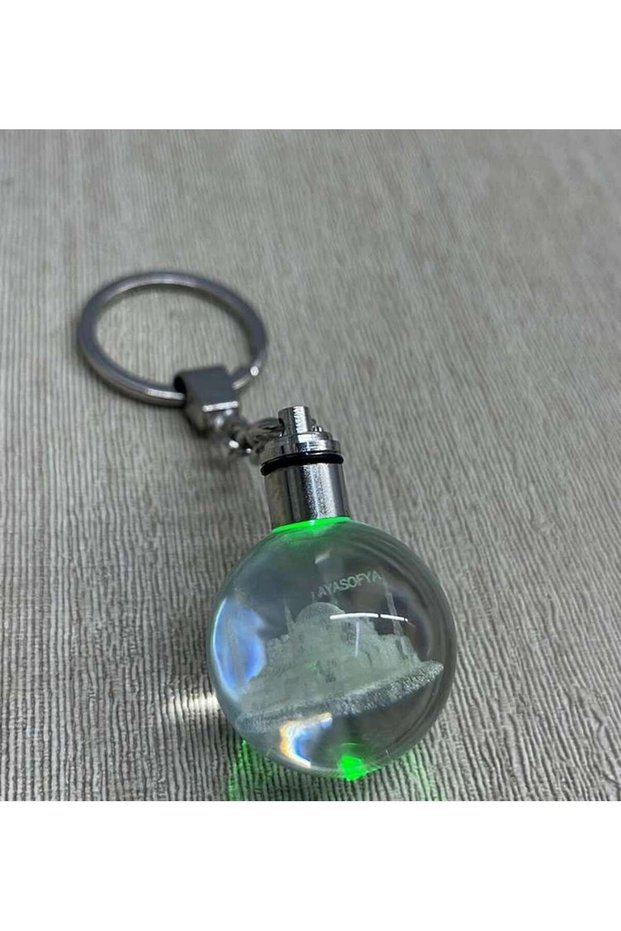 Led hagia sophia design crystal keychain alk3803