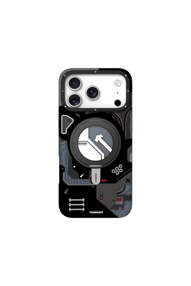 iPhone 18 Pro STARSHIP Series XJzhj Back Case Magsafe 360° Rotating Stand