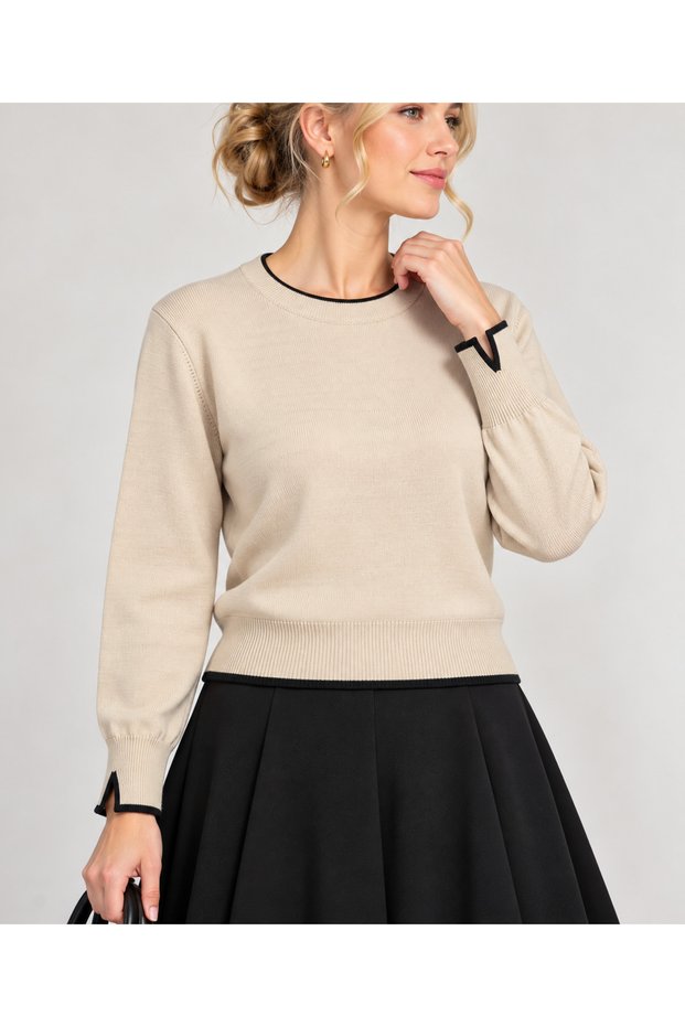 Cold Yarn Knitwear Sweater Trk14