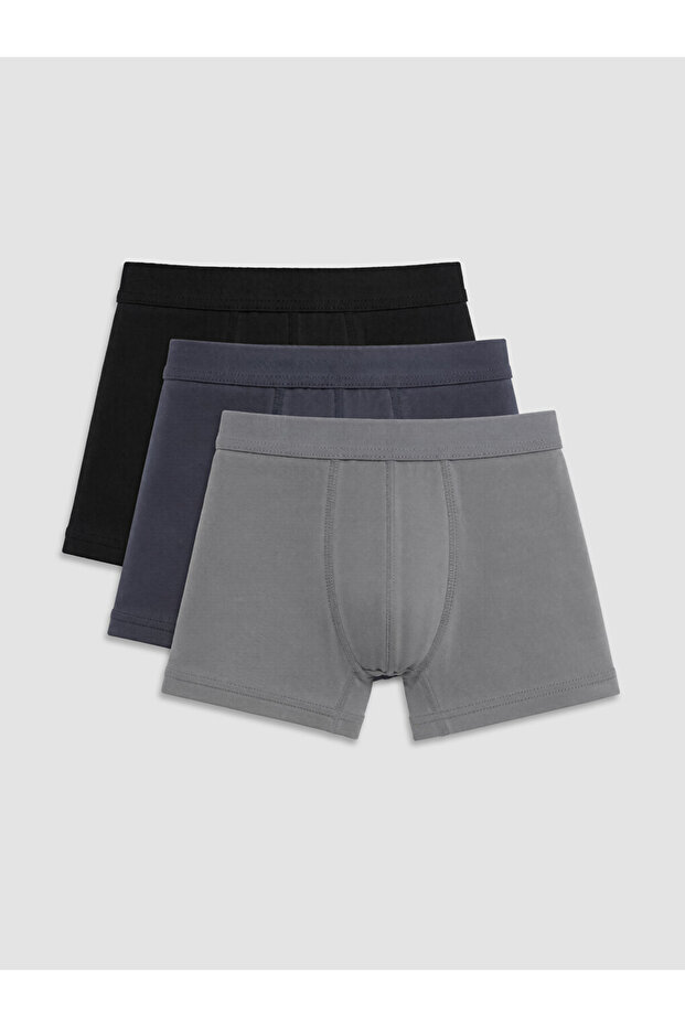 Esvab • Modern & Distinctive Loose Fit Cotton Flexible Men's Boxer Briefs 3-Pack