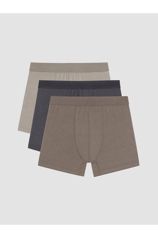 3-Piece Cotton Flexible Men's Boxers for Style Enthusiasts from Uzg Store