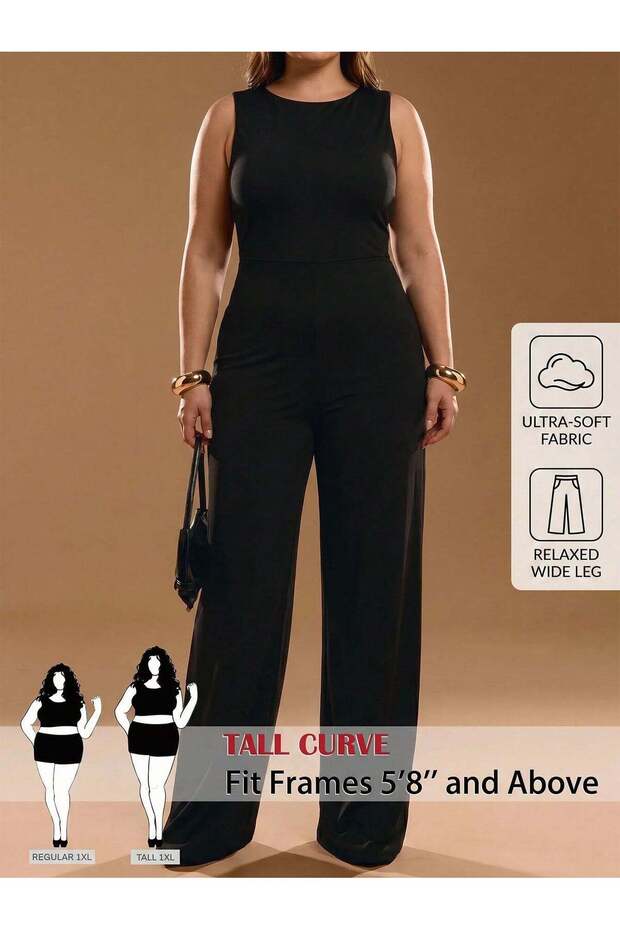 Long jumpsuit, black