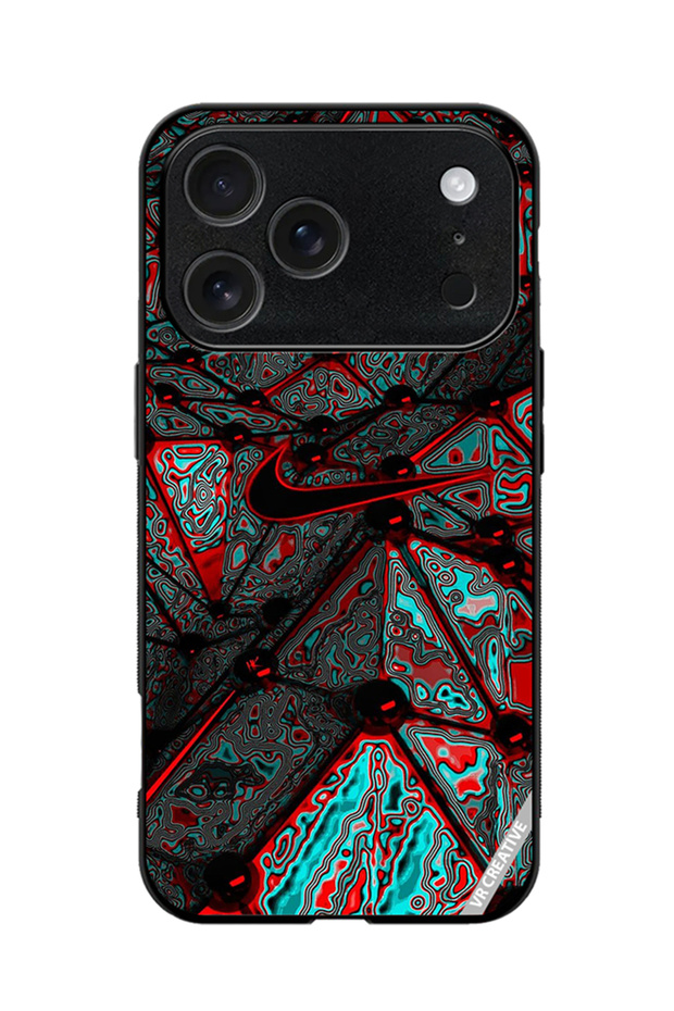 Protective Case Cover For Apple iPhone 17 Pro Max Nike Design Multicolour