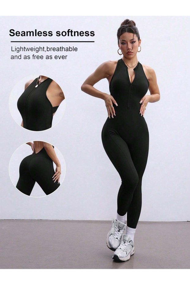 Long jumpsuit, black