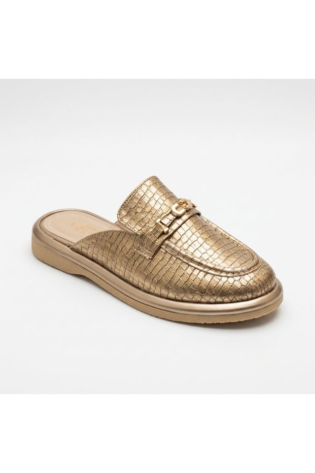Stylish Women's Flat Sole Closed-Front Slippers with Vollex Accessories