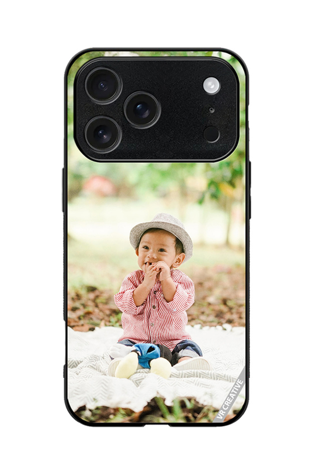 Protective Case Cover For Apple iPhone 18 Pro Max Smiley Baby Design Multicolour