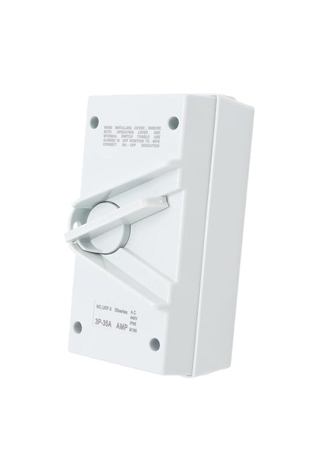 مفتاح فصل المحرك 35 امبير 3 اقطاب IP65 ABS مغلق