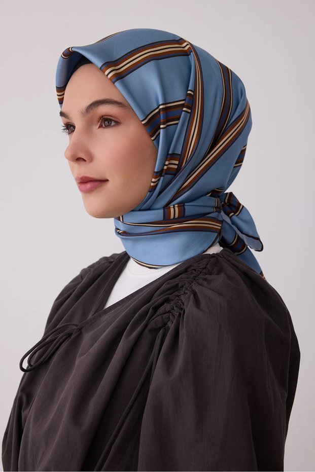 وشاح حريري منسوج بنسبة 100% بنمط مختلط 4405D