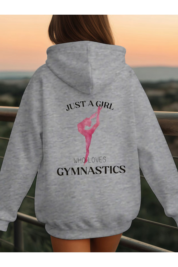 Unisex Ballerina Printed Premium Hooded Oversized 2 Thread Count Oversize Sweatshirt Hoodie for Women