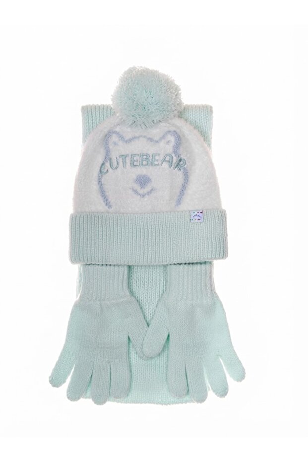 Fo 5217 3-Piece Scarf Beanie Glove Set