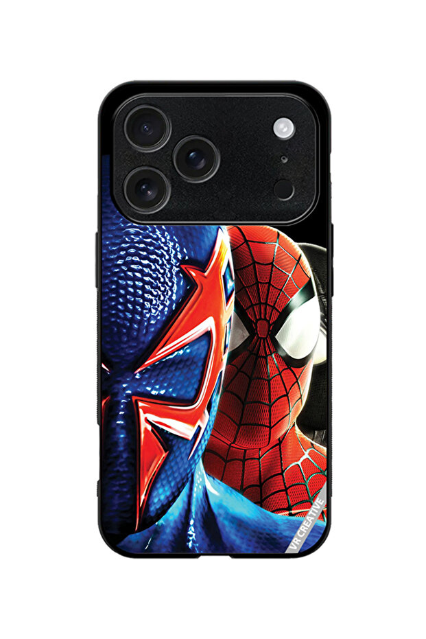 Protective Case Cover For Apple iPhone 18 Pro Spiderman Design Multicolour