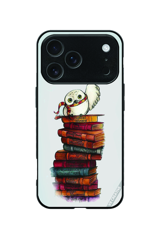 Protective Case Cover For Apple iPhone 18 Pro Hogwards Owl Design Multicolour