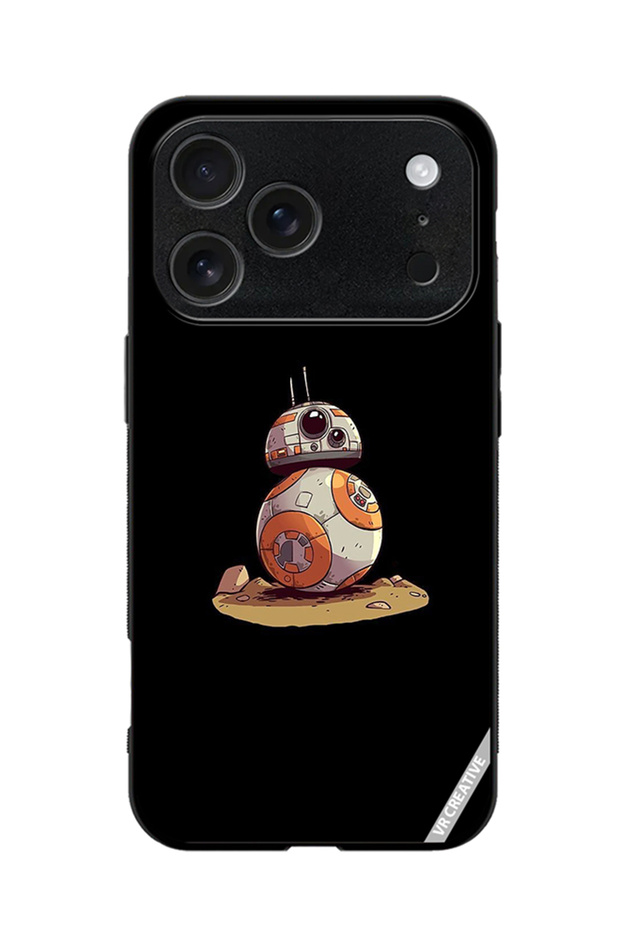 Protective Case Cover For Apple iPhone 17 Pro Max Bb8 Star Wars Character Design Multicolour