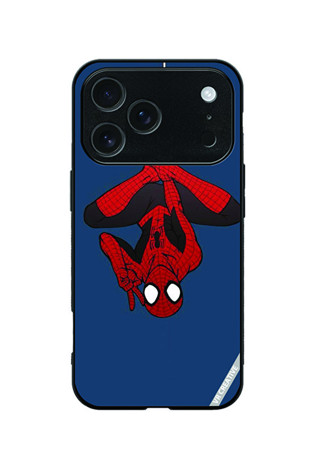 Protective Case Cover For Apple iPhone 18 Pro Spiderman Design Multicolour