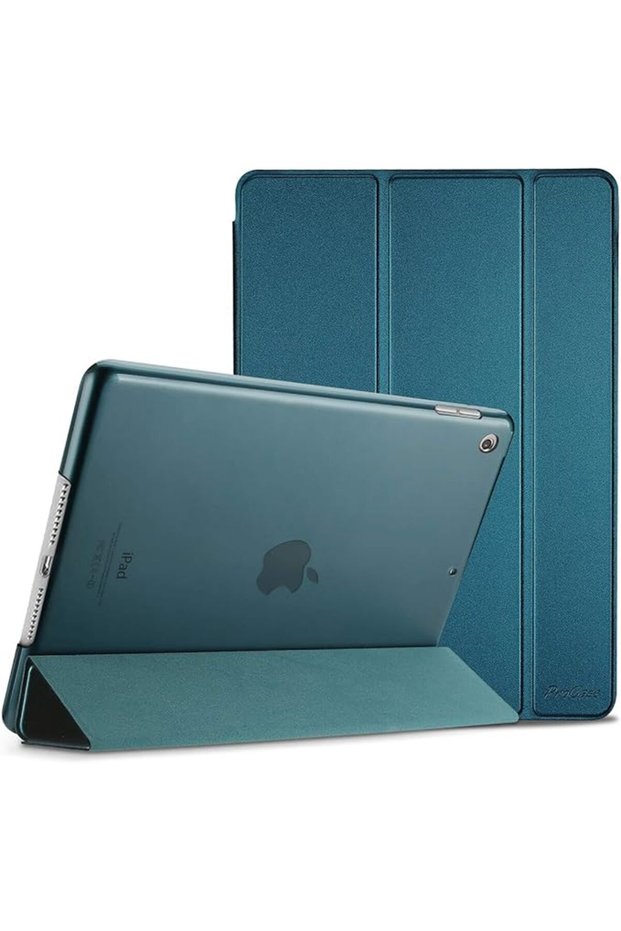 حافظة ProCase لجهاز iPad 10.2 بوصة (الجيل التاسع/الثامن/السابع)، غطاء نحيف قابل للطي، وردي فاتح