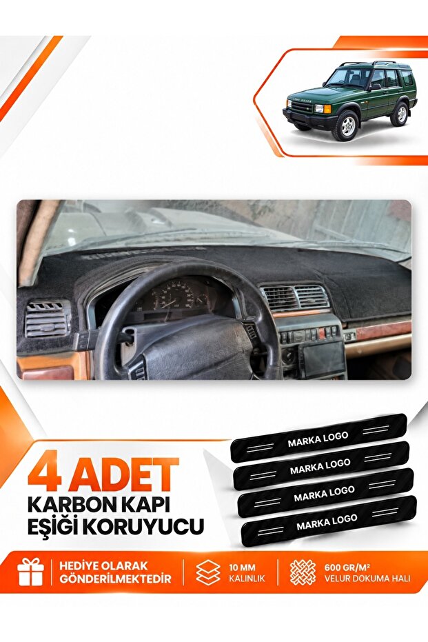 Land Rover Discovery 1 (1989-2000) Compatible Torpedo Protection Protective Case Carpet Cover - Black - Lr001