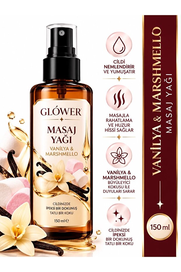 VANİLYA & MARSHMALLOW TERAPİ MASAJ YAĞI 150 ML