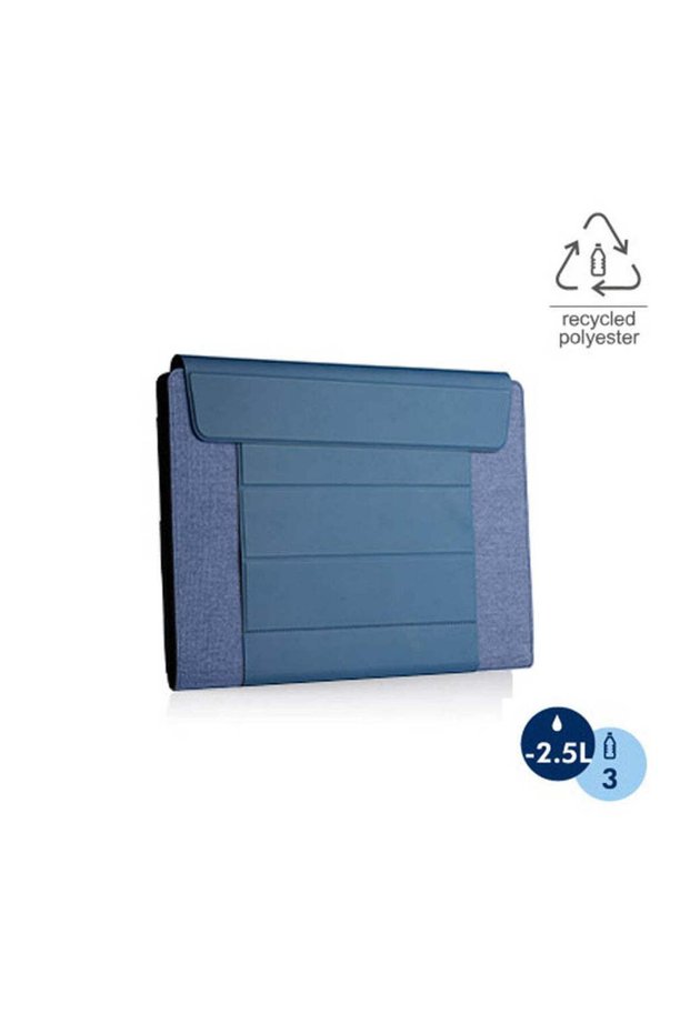 Fulda - Rpet Laptop Case & Workstation - Navy Blue