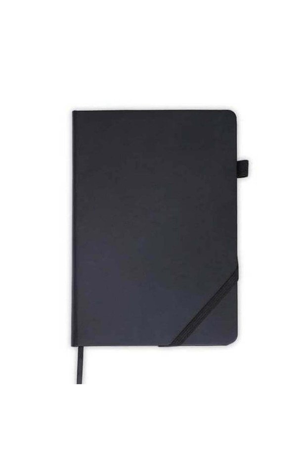 Faroe - A5 PU Hard Cover Notebook with Pen Loop - Black