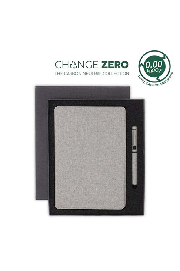 Vardim - Sustainable Gift Set with Refillable Notebook & Pen - Grey