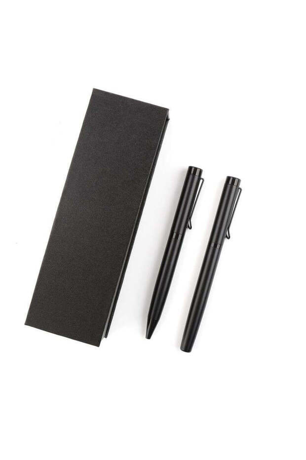 Nybro - Gift Set of Roller and Ball Pen, Black