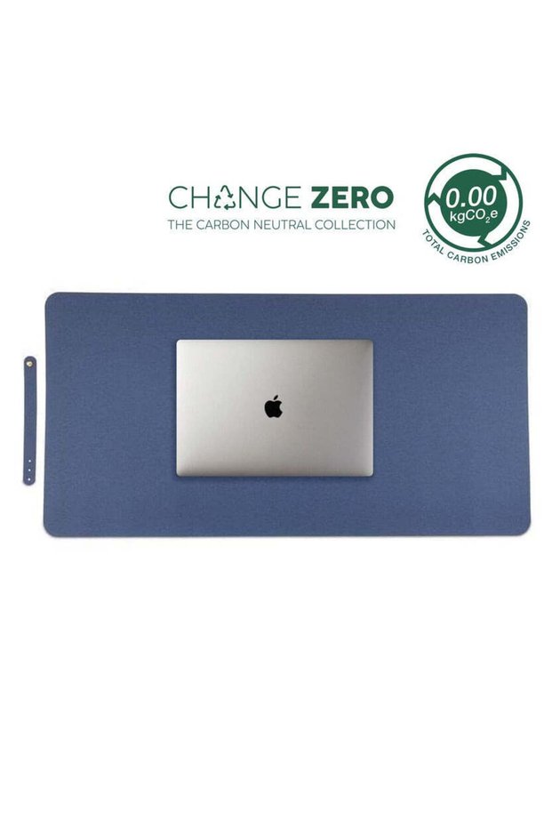 Zile - Recycled PU Desk Pad - Navy Blue