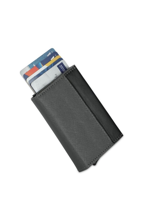 Torino - Rfid Sliding Card Holder - Dark Grey